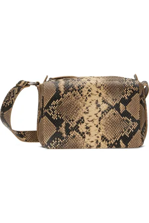 DRIES VAN NOTEN Beige Leather Crossbody Bag