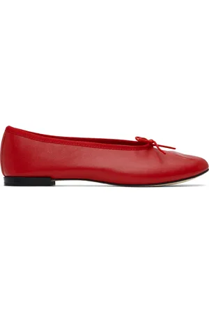 Marine Serre Red Repetto Edition Lilouh Soft Nappa Ballerina Flats