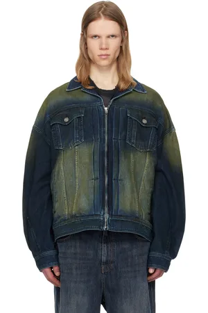 JUUN.J Zipper Trucker Denim Jacket