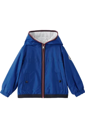 Moncler Baby Blue Anton Hooded Rain Jacket