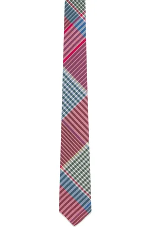 ENGINEERED GARMENTS Red & Green Check Tie