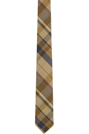 ENGINEERED GARMENTS Khaki Check Tie