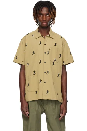 ENGINEERED GARMENTS Khaki Camp Shirt