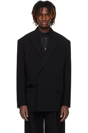 JUUN.J Wool Nylon Strap Blazer