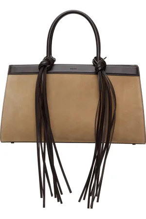 Recto Tan & Brown Ibiza Cabas Tote