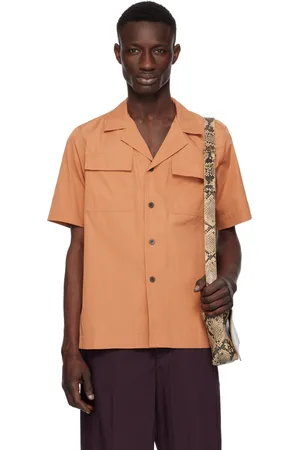 DRIES VAN NOTEN Tan Vented Shirt
