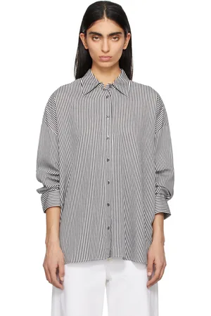 AGOLDE Black & White Roux Shirt