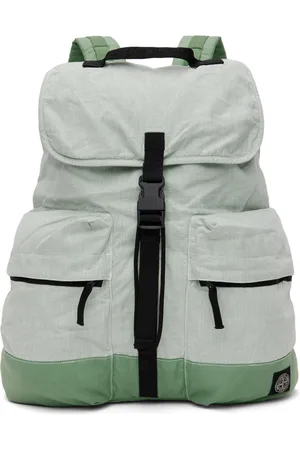 Stone Island Green Drawstring Backpack