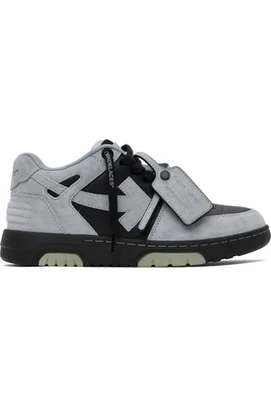OFF-WHITE Gray & Black Out Of Office Sneakers
