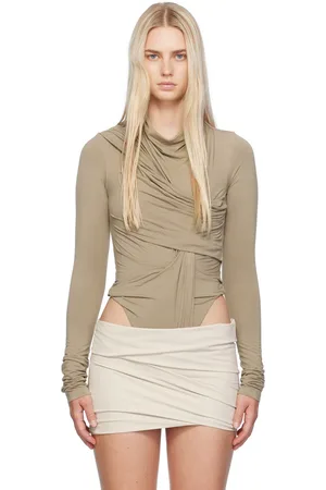 Entire Studios Taupe Encase Bodysuit