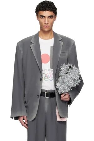 DOUBLET Gray Dusty Tailored Blazer