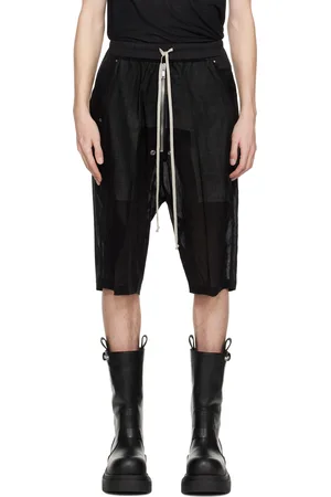 Rick Owens Black Hollywood Bela Pods Shorts
