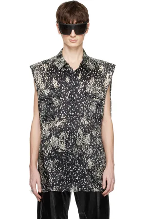 Rick Owens Black Hollywood Jumbo SL Overshirt
