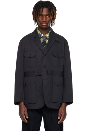 ENGINEERED GARMENTS Navy Folk Blazer