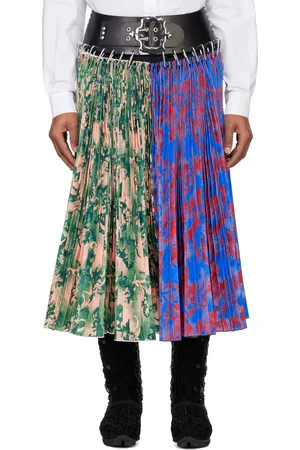 Chopova Lowena Multicolor Mosey Carabiner Midi Skirt