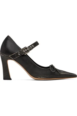 OPEN YY Buckle Pointy Heels