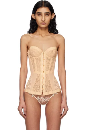 Agent Provocateur Beige Mercy Corset