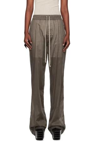 Rick Owens Gray Hollywood Dietrich Drawstring Lounge Pants