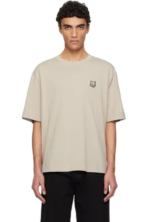 Maison Kitsuné Off-White Bold Fox Head Patch Oversize T-shirt