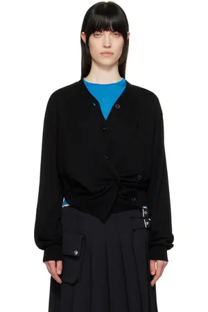 OPEN YY Twisted Placket Cardigan