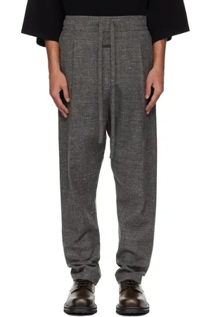 FEAR OF GOD Gray Drawstring Eternal Trousers