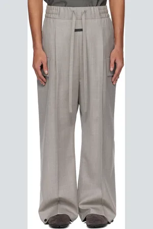 FEAR OF GOD Gray Wide Leg Cargo Pants