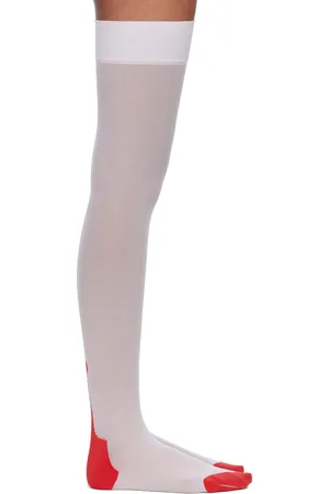 Agent Provocateur White Lea Stockings