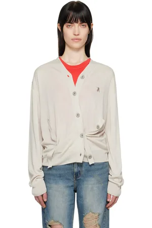 OPEN YY Twisted Placket Cardigan