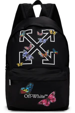OFF-WHITE Kids Black Arrow Butterfly Backpack