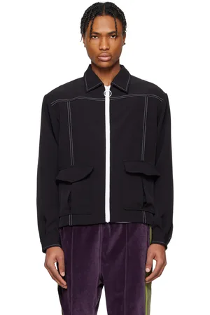 Pins & Needles Black Stitched Sport Jacket