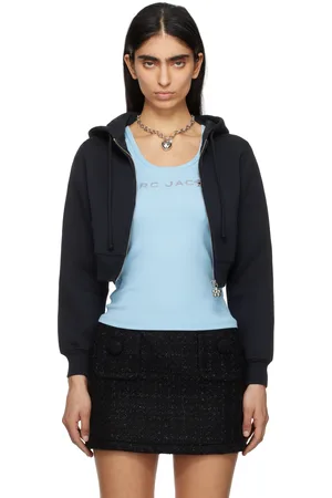 Marc Jacobs Black Charm Cropped Hoodie