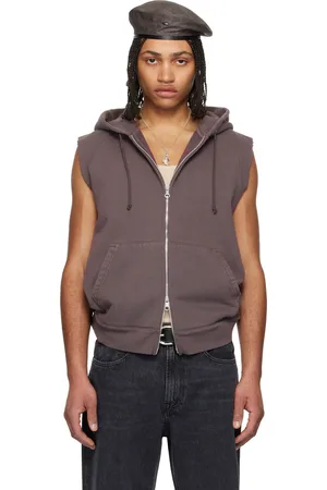 OUR LEGACY Brown Motor Vest Hoodie