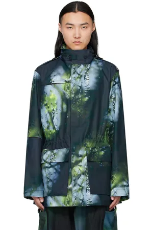 Y-3 Green & Blue AOP Field Jacket