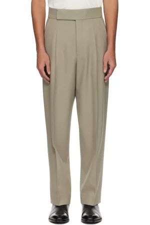 FEAR OF GOD Taupe Single Pleat Eternal Trousers