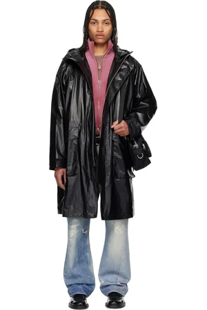 OUR LEGACY Black Tempesta Faux-Leather Coat