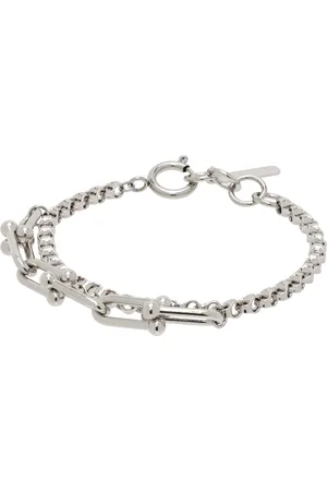 Justine Clenquet Silver Hanel Bracelet