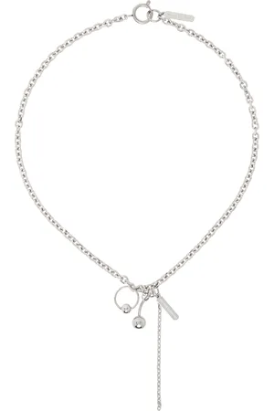 Justine Clenquet Silver Evie Necklace