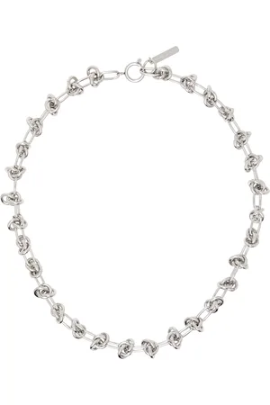 Justine Clenquet Silver Daria Necklace