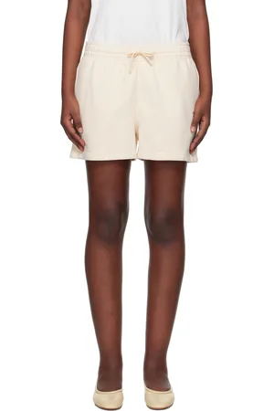 Maison Kitsuné Beige Baby Fox Patch Regular Jog Shorts