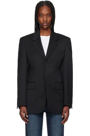Filippa K Black Tailored Hourglass Blazer