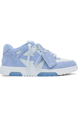 OFF-WHITE Blue Out Of Office Suede Sneakers