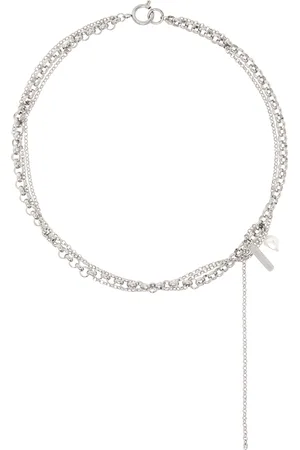 Justine Clenquet Silver Richie Necklace