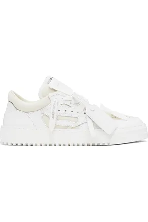 OFF-WHITE White & Beige Low 3.0 Off Court Sneakers