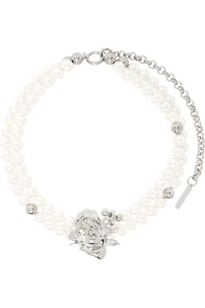 Justine Clenquet White Betsy Choker