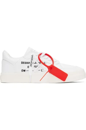 OFF-WHITE White New Low Vulcanized Animation Sneakers