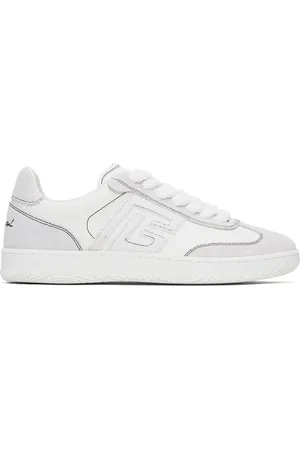 Balmain White Swan Sneakers
