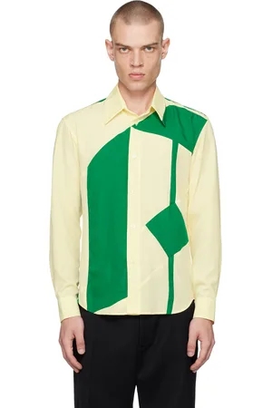 Stefan Cooke Green & Yellow Font Shirt