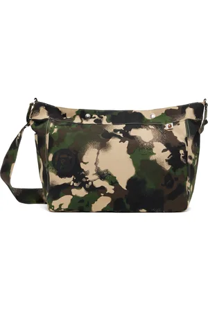 BAPE Green Map Camo Bag