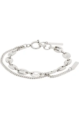 Justine Clenquet SSENSE Exclusive Silver Jerry Bracelet