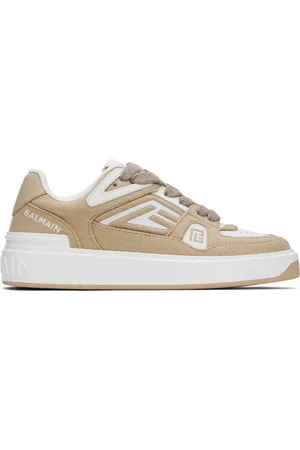 Balmain Tan B-Court Skate Sneakers